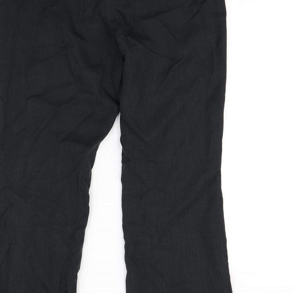 Debenhams Womens Black Dress Pants Trousers Size 14 L27 in