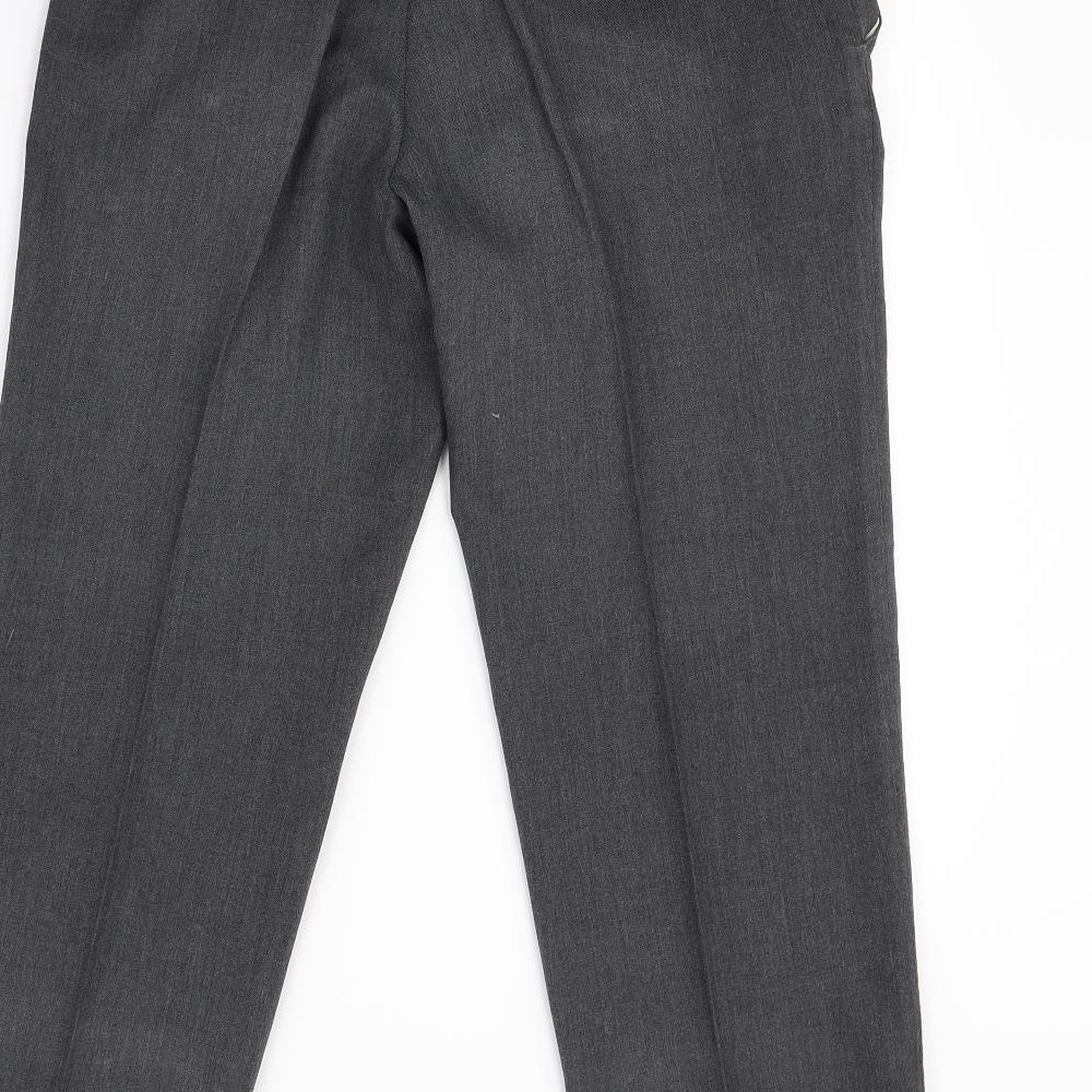 Berketex Mens Grey Dress Pants Trousers Size 34 in L30 in