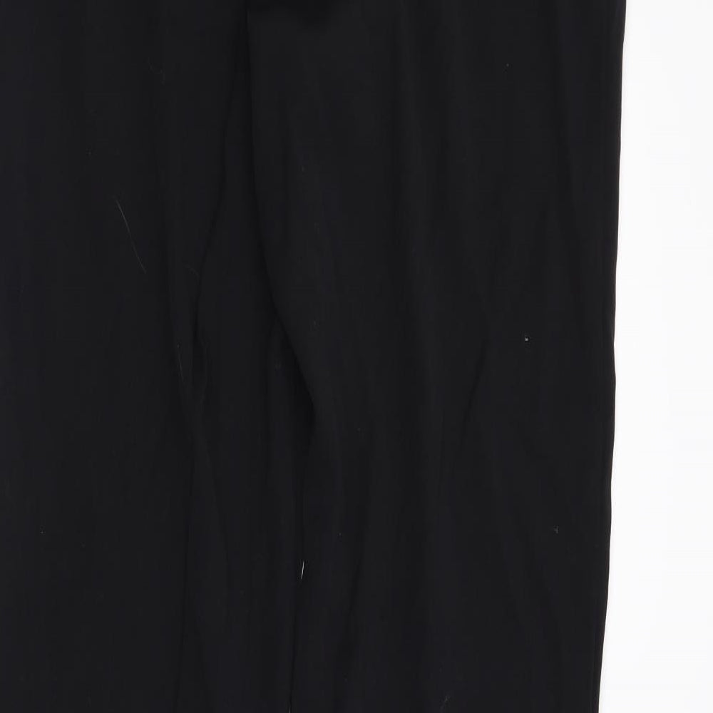 TU Womens Black Trousers Size 12 L29 in
