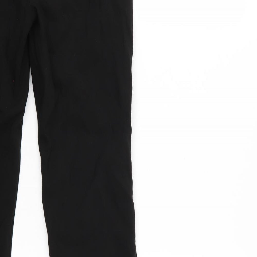 Zara Womens Black Trousers Size XS L27 in