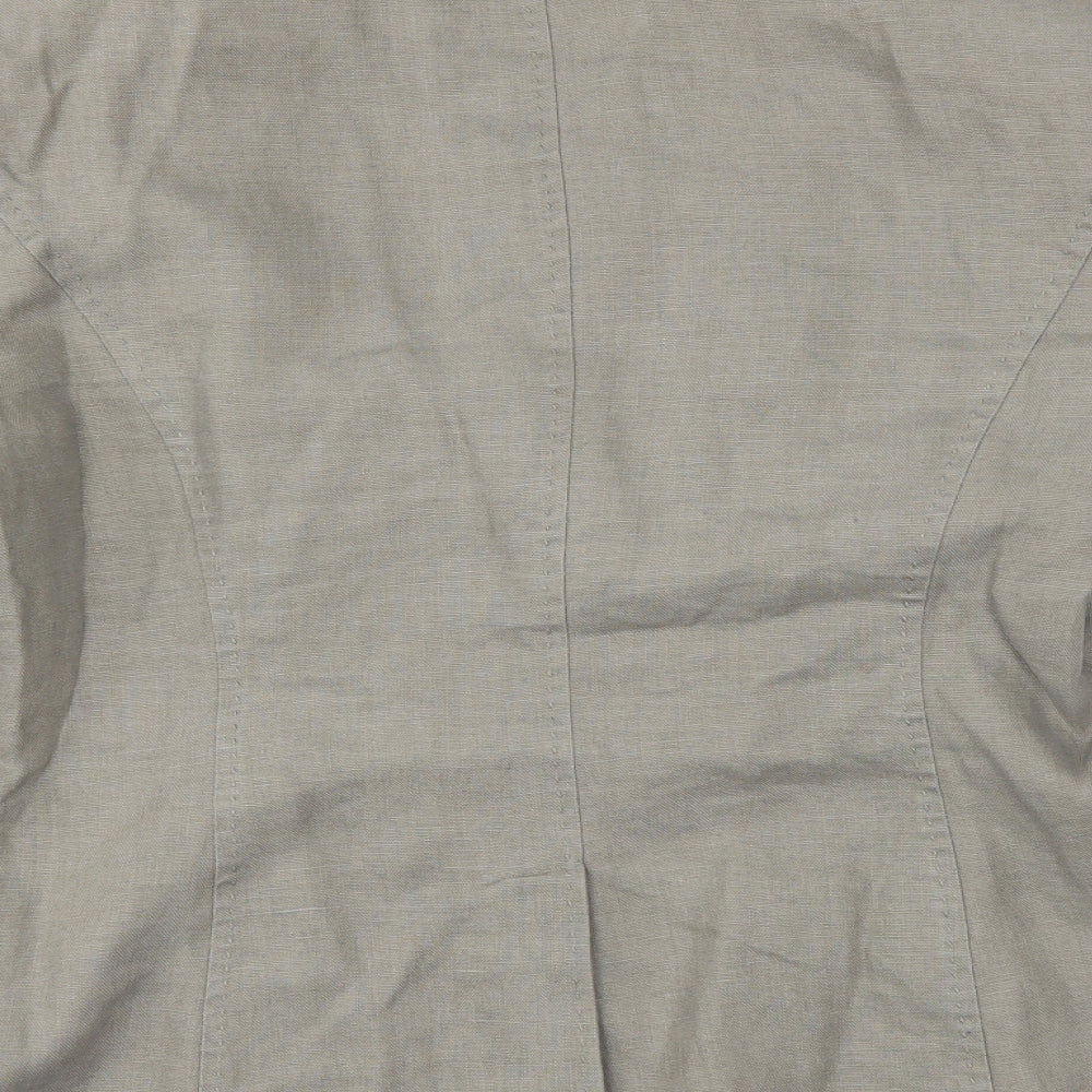 Per Una Womens Grey Jacket Suit Jacket Size 12