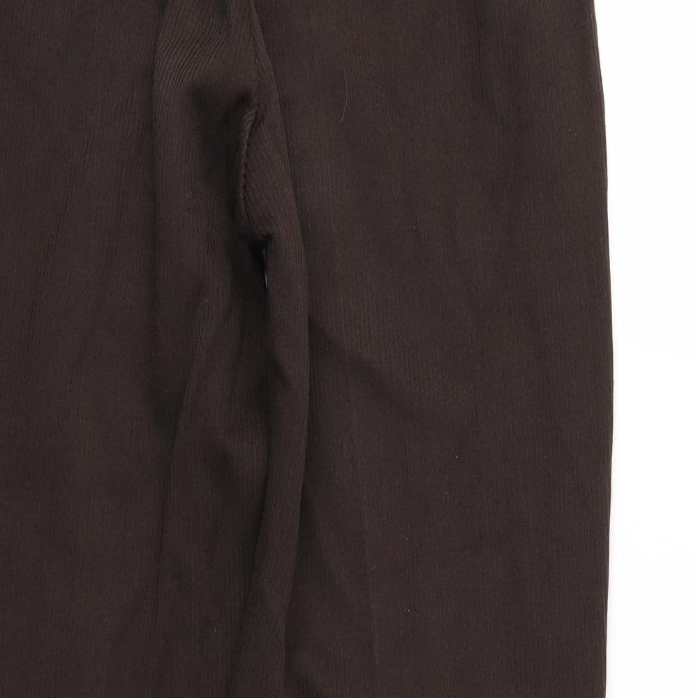 Bonmarché Womens Brown Trousers Size S L28 in