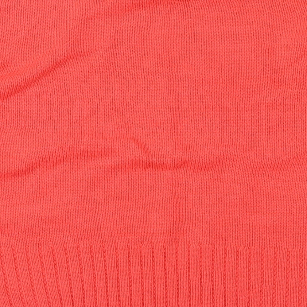 George Womens Red Knit Pullover Jumper Size M
