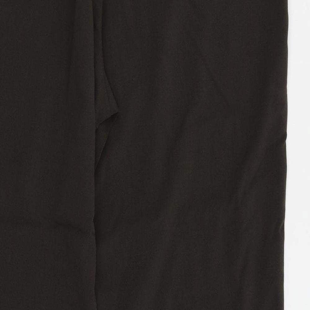 BHS Womens Green Trousers Size 18 L28 in