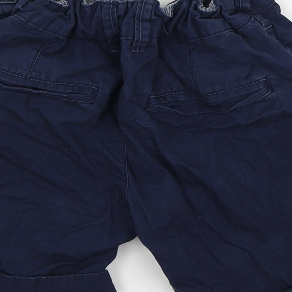 Asda George Boys Blue Chino Shorts Size 5-6 Years