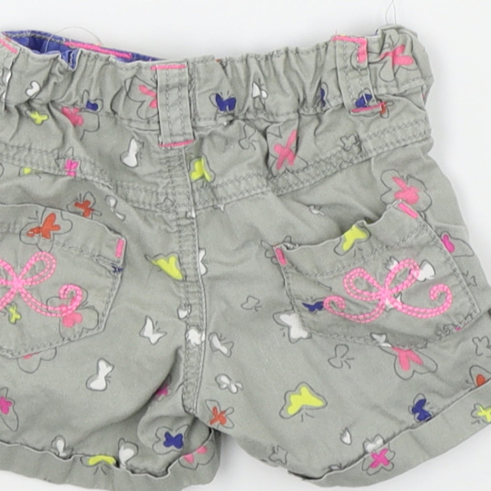 Autograph Girls Green Capri Trousers Size 12-18 Months - shorts/butterfly print
