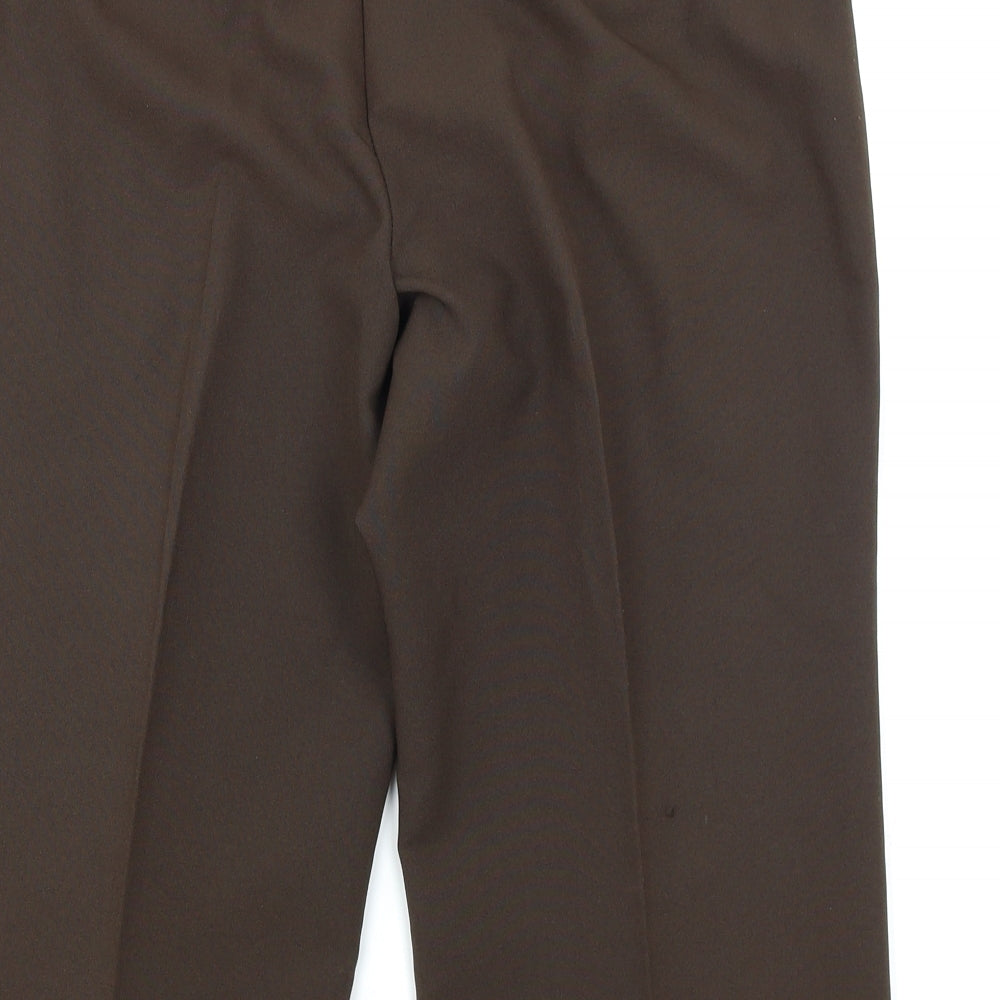 BM Womens Brown Capri Trousers Size 14 L20 in