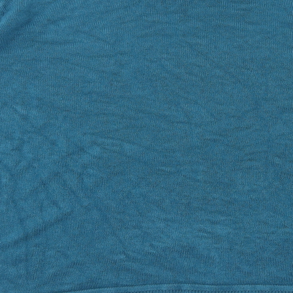 BM Womens Blue Pullover Jumper Size M