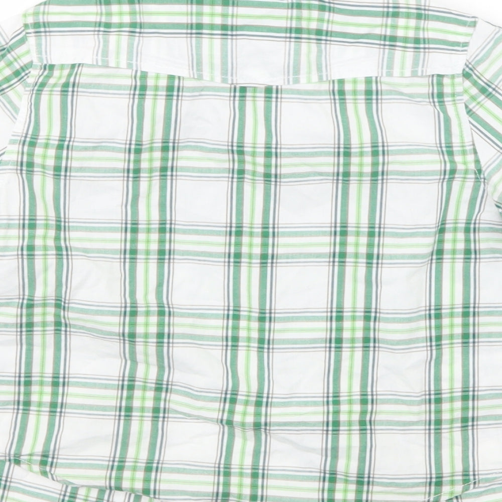 Woolworths Boys Green Check Basic Button-Up Size 4-5 Years