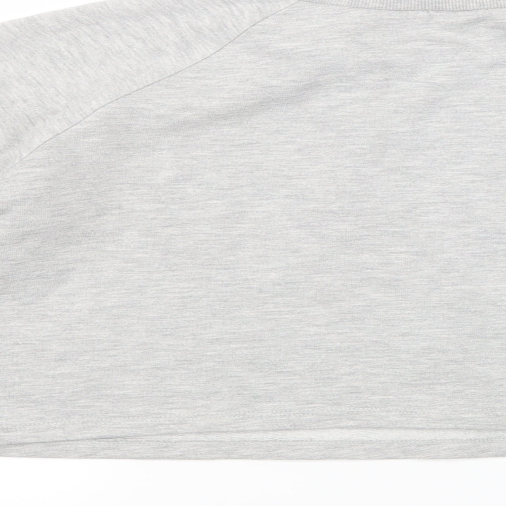 Matalan Girls Grey Pullover Jumper Size 13 Years - Cropped