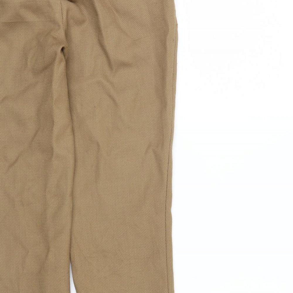 NEXT Womens Brown Trousers Size 10 L27 in