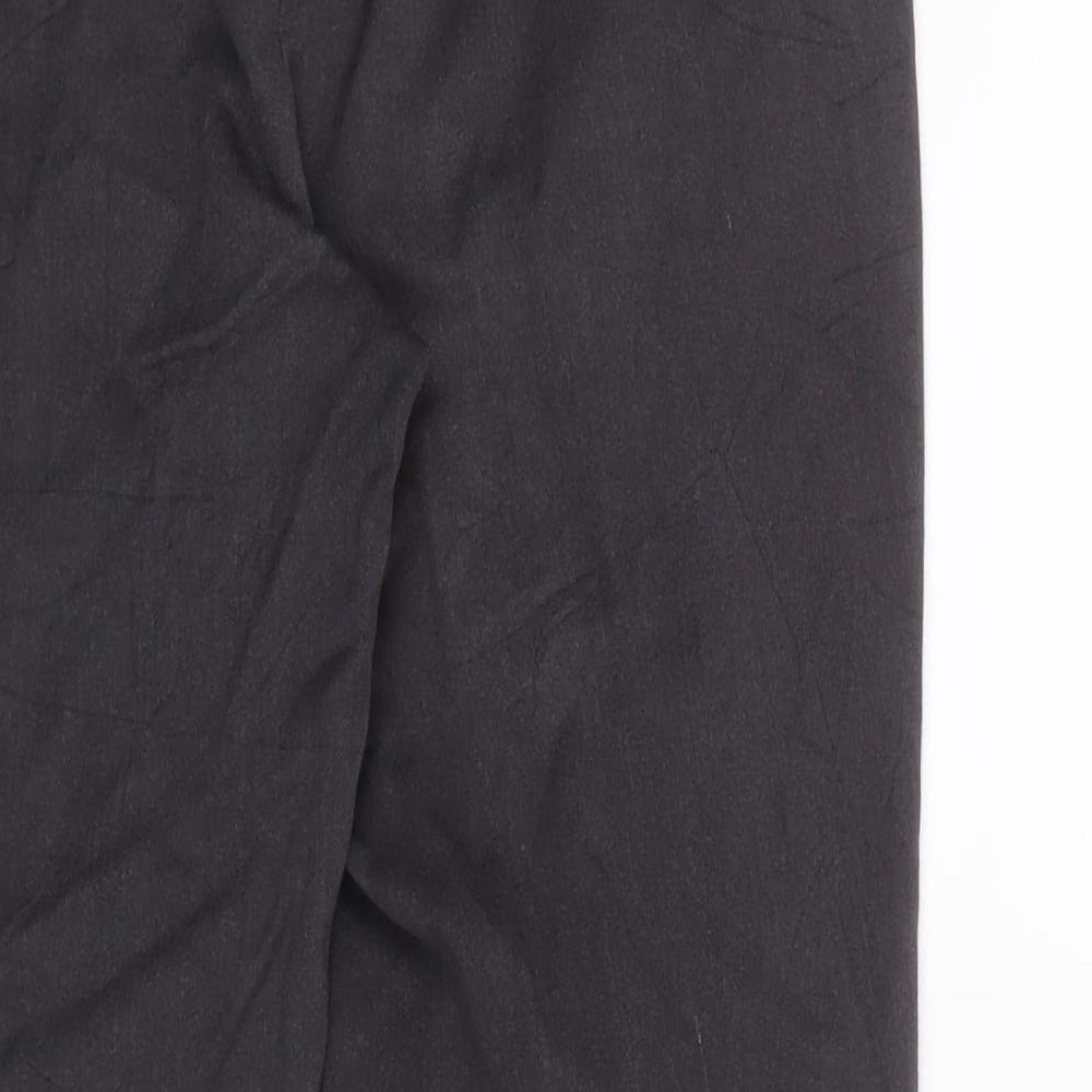 M&S Womens Grey Dress Pants Trousers Size 10 L25 in