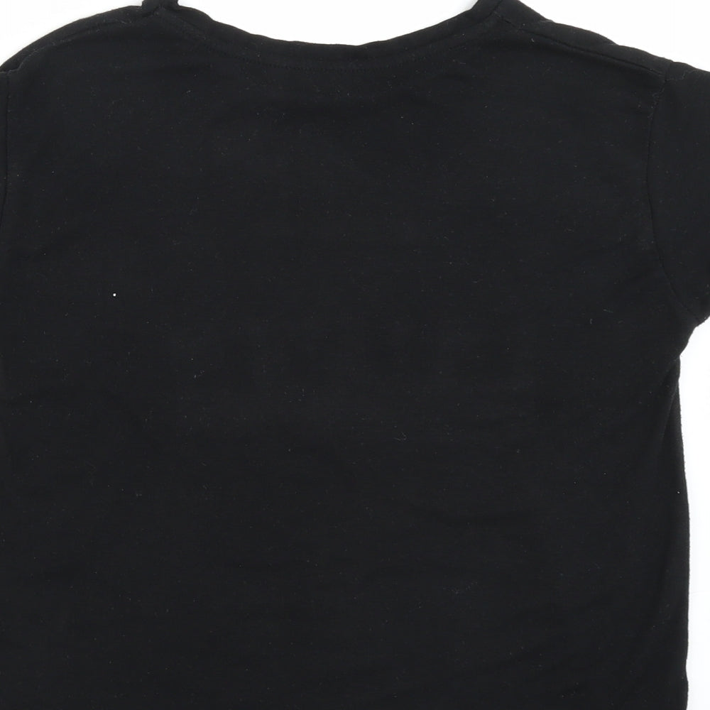 Dunnes Stores Girls Black Basic T-Shirt Size 10-11 Years - forever love