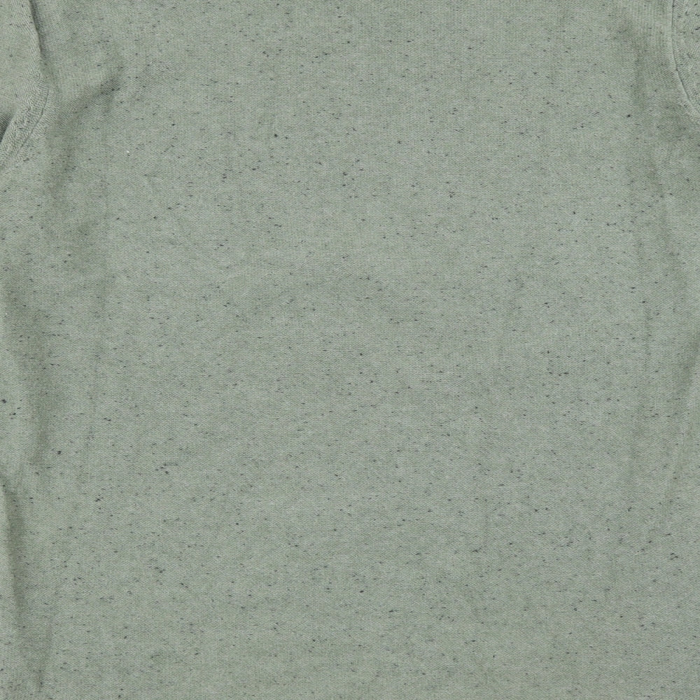 Selected Homme Mens Green Pullover Sweatshirt Size S