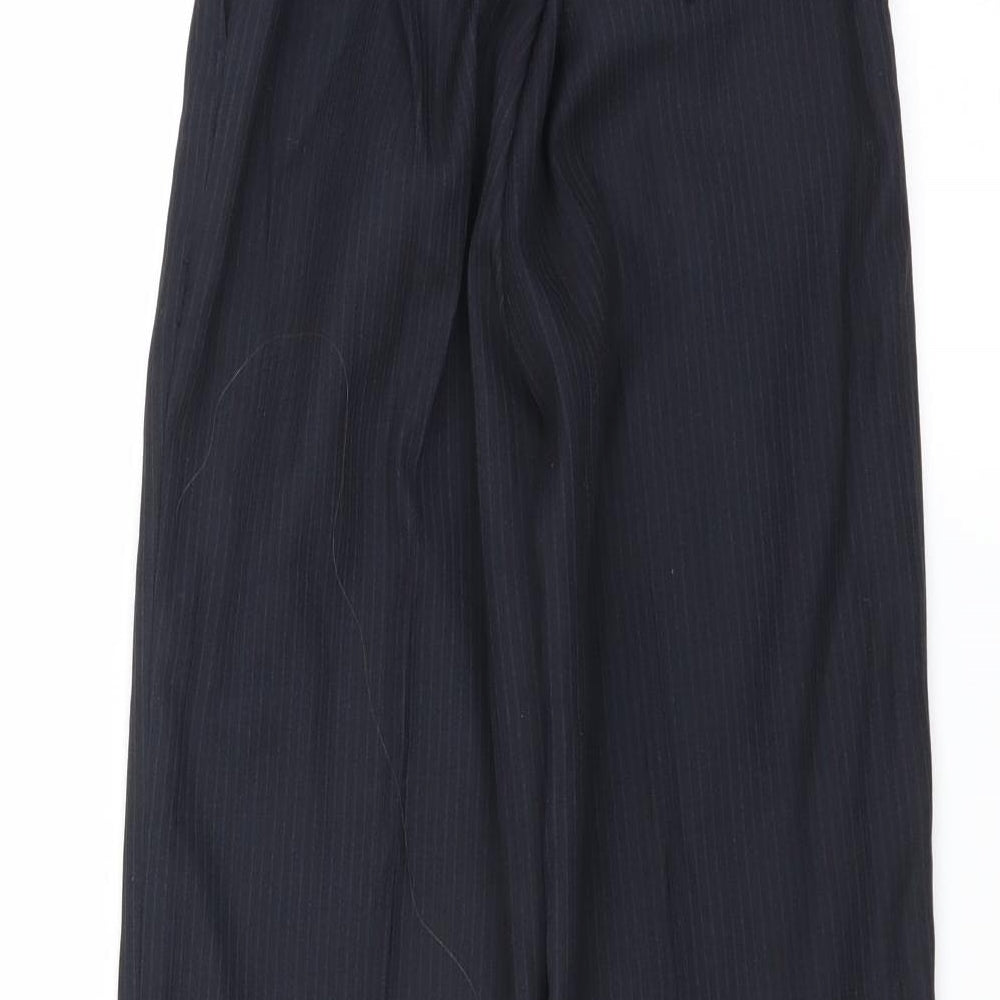 St Chiman Boys Blue Striped Trousers Size 7 Years