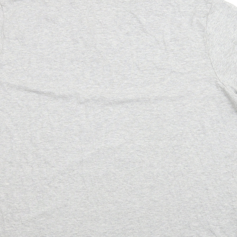 Love My Basic Womens Grey Basic T-Shirt Size XL
