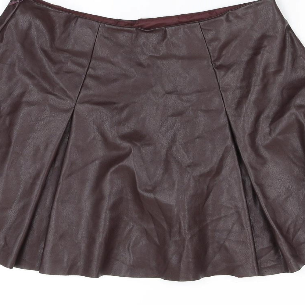 River Island Girls Purple Flare Skirt Size 10 Years