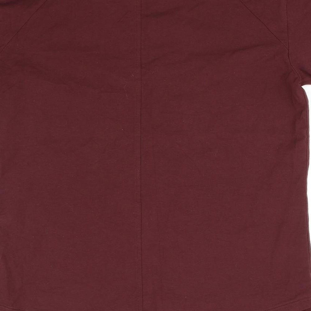 MANIRE DE VOIR Womens Purple Basic T-Shirt Size M