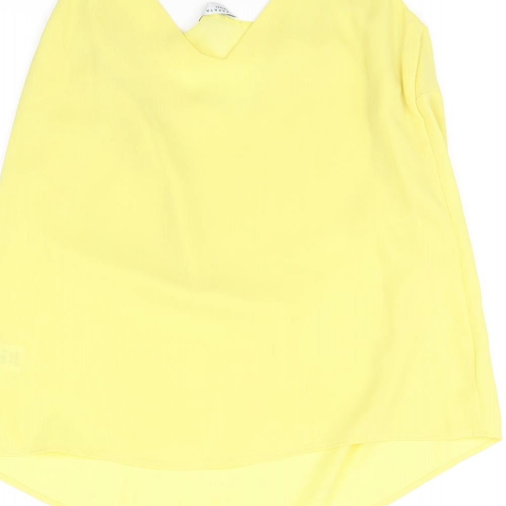 Papaya Womens Yellow Basic Tank Size 10