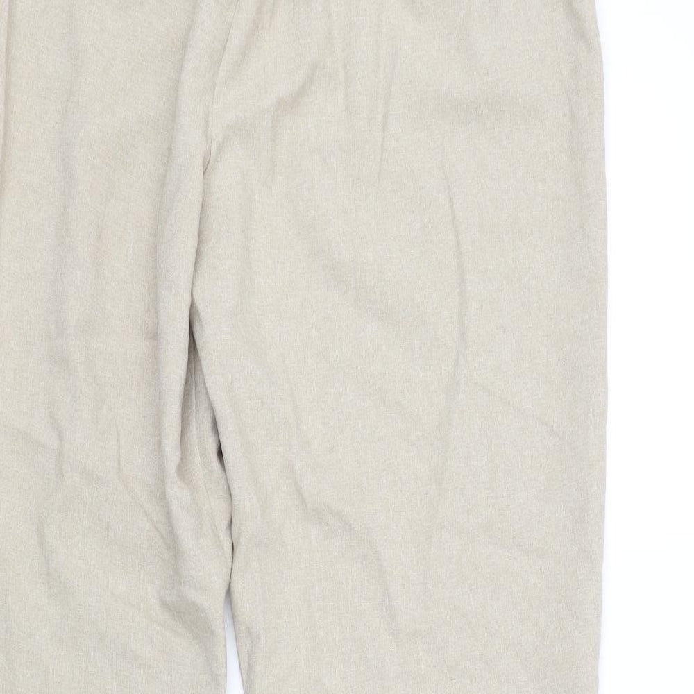 Classic Womens Beige Trousers Size 32 in L30 in
