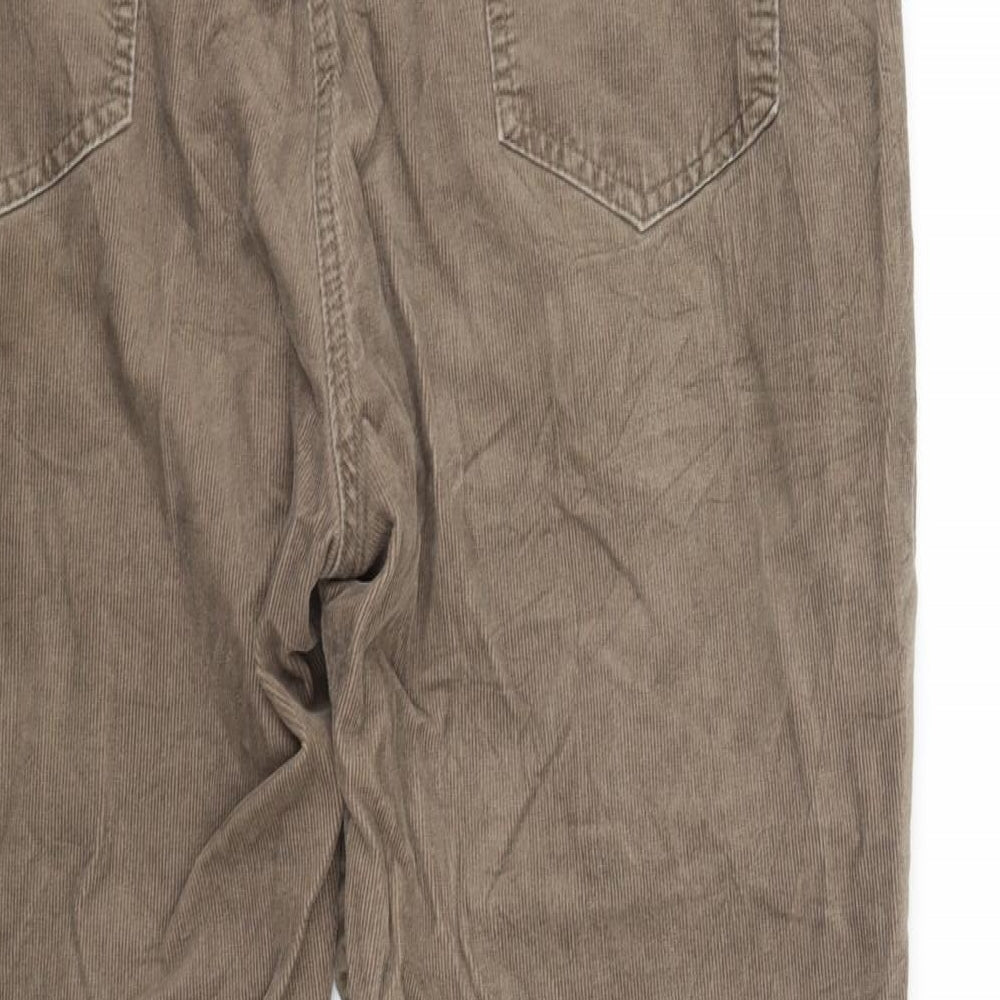 Marks and Spencer Womens Brown Trousers Size 20 L30 in