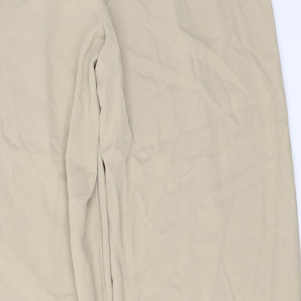 Marks and Spencer Womens Beige Trousers Size 16 L30 in
