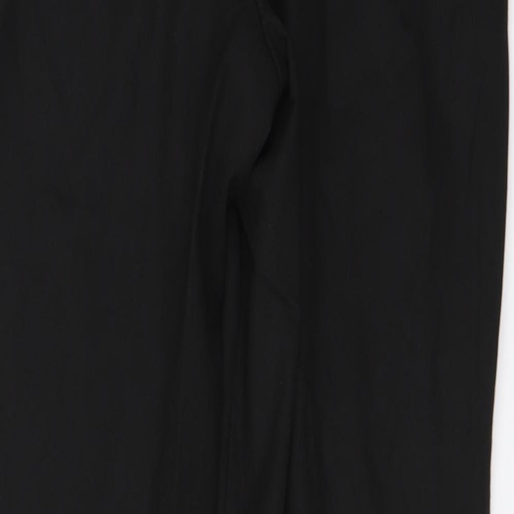 NEXT Womens Black Trousers Size 12 L24 in