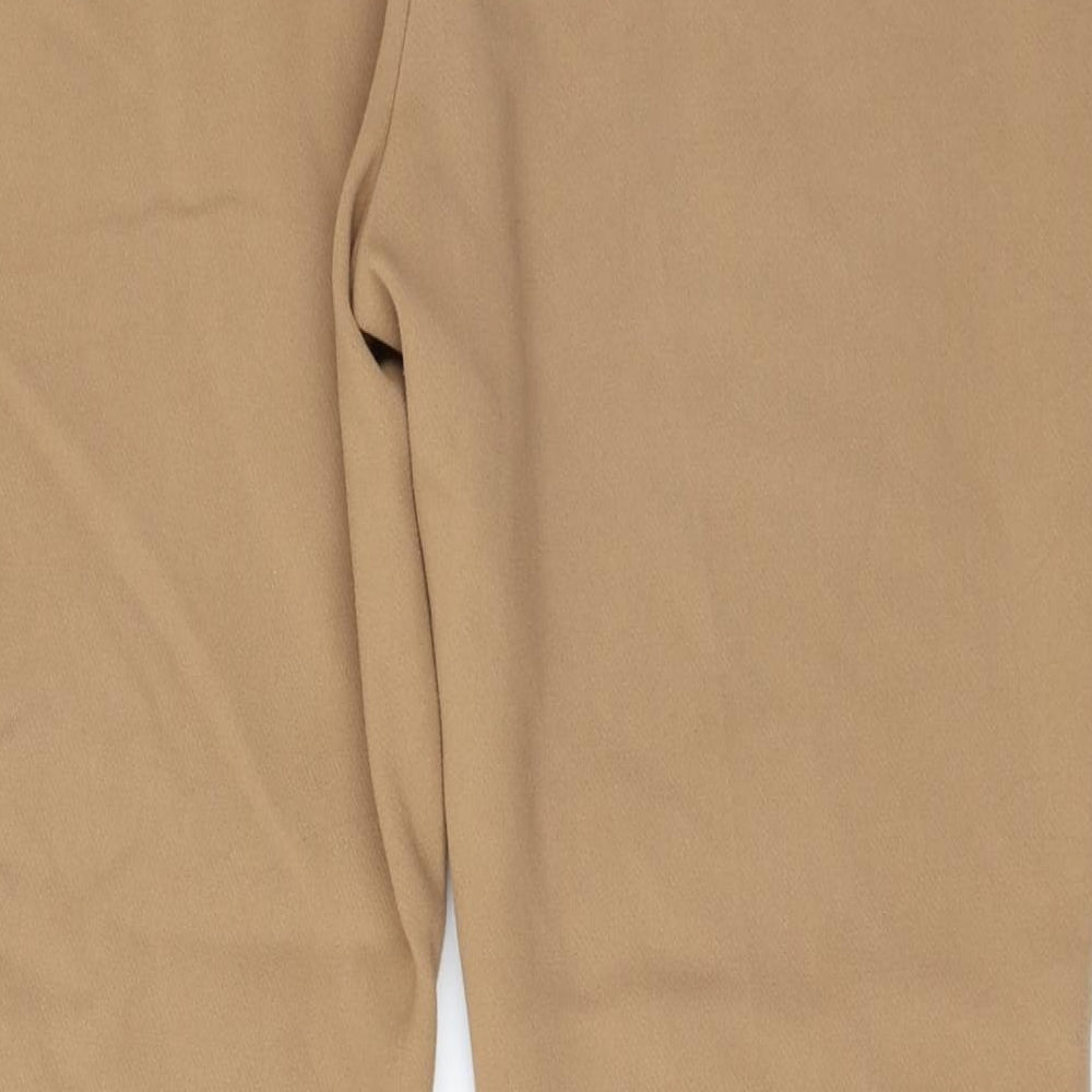 Marks and Spencer Womens Brown Trousers Size 16 L25 in