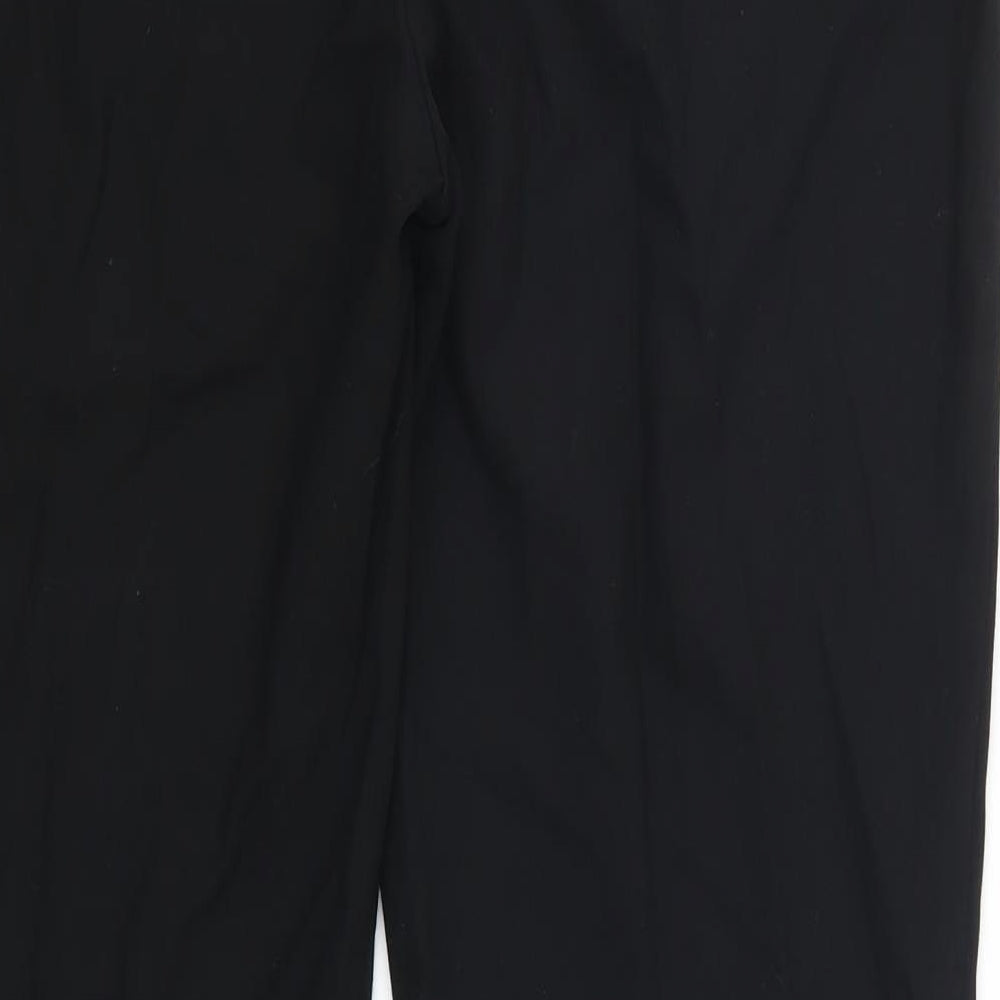 Marks and Spencer Womens Black Trousers Size 14 L30 in