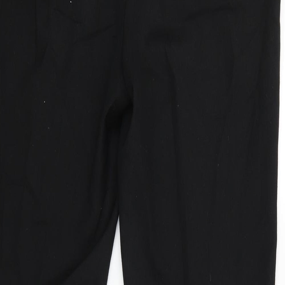 NEXT Womens Black Trousers Size 10 L28 in