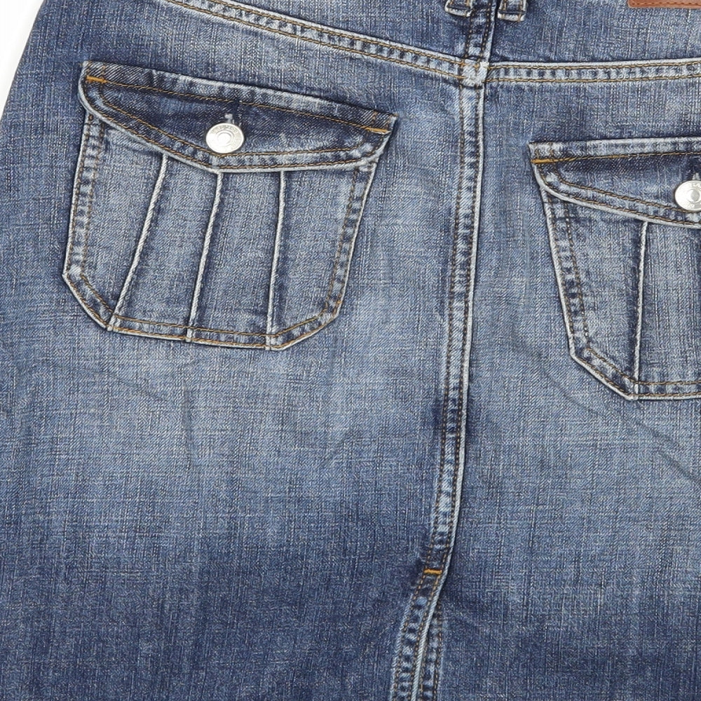 Gap Womens Blue Denim Straight & Pencil Skirt Size 6