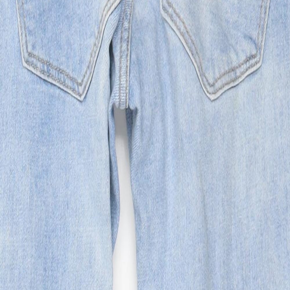 H&M Womens Blue Denim Skinny Jeans Size 6 L26 in