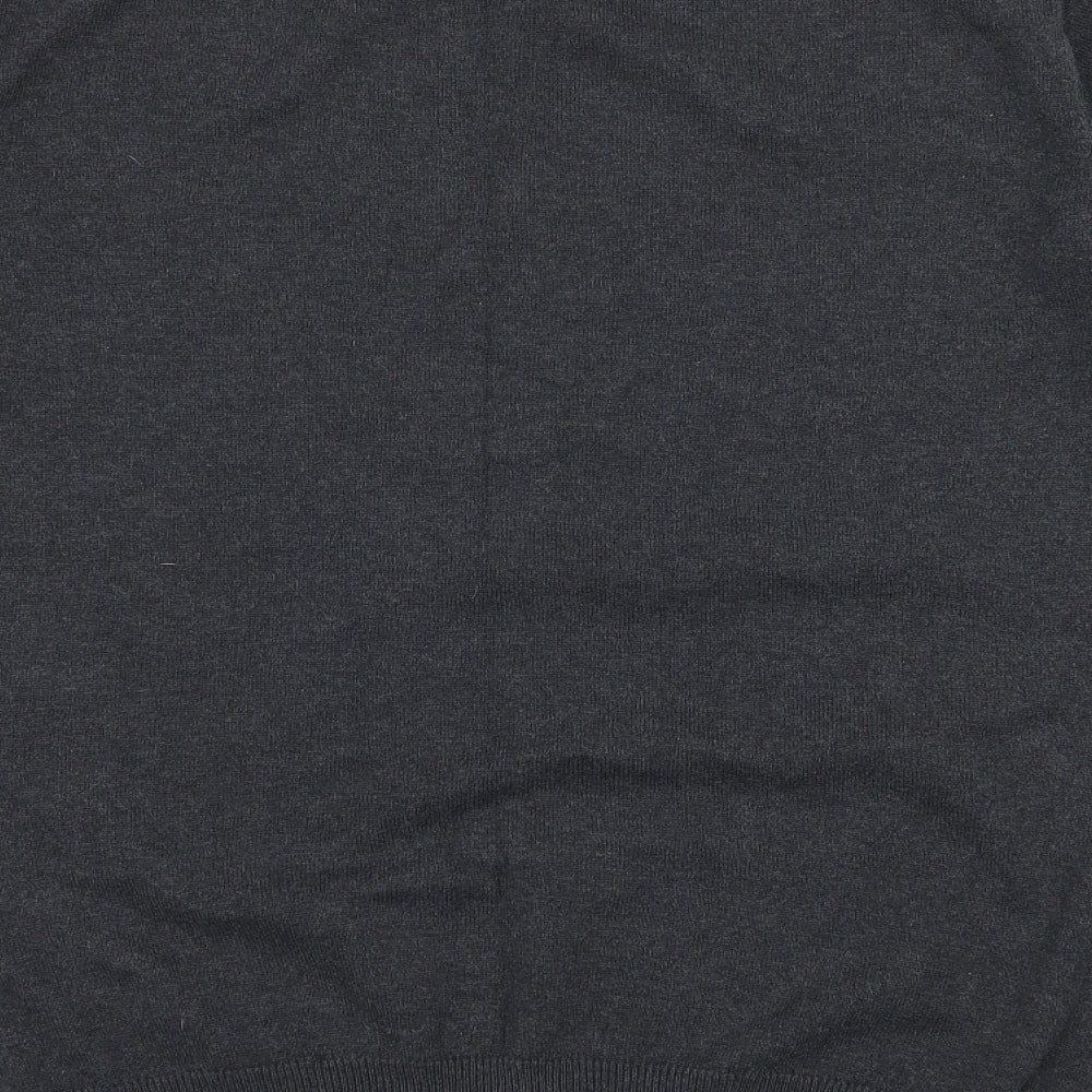 Cedar Wood State Mens Grey Knit Pullover Jumper Size L