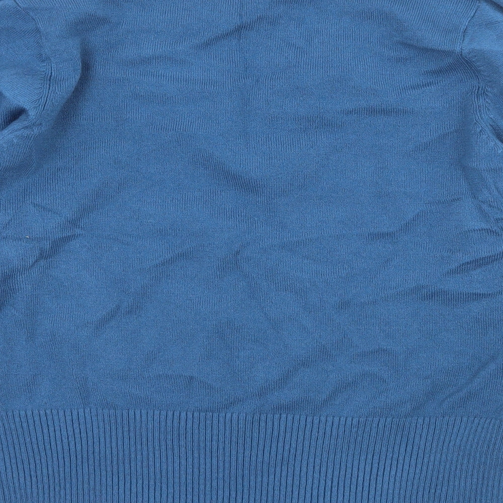 Papaya Womens Blue Knit Pullover Jumper Size 18