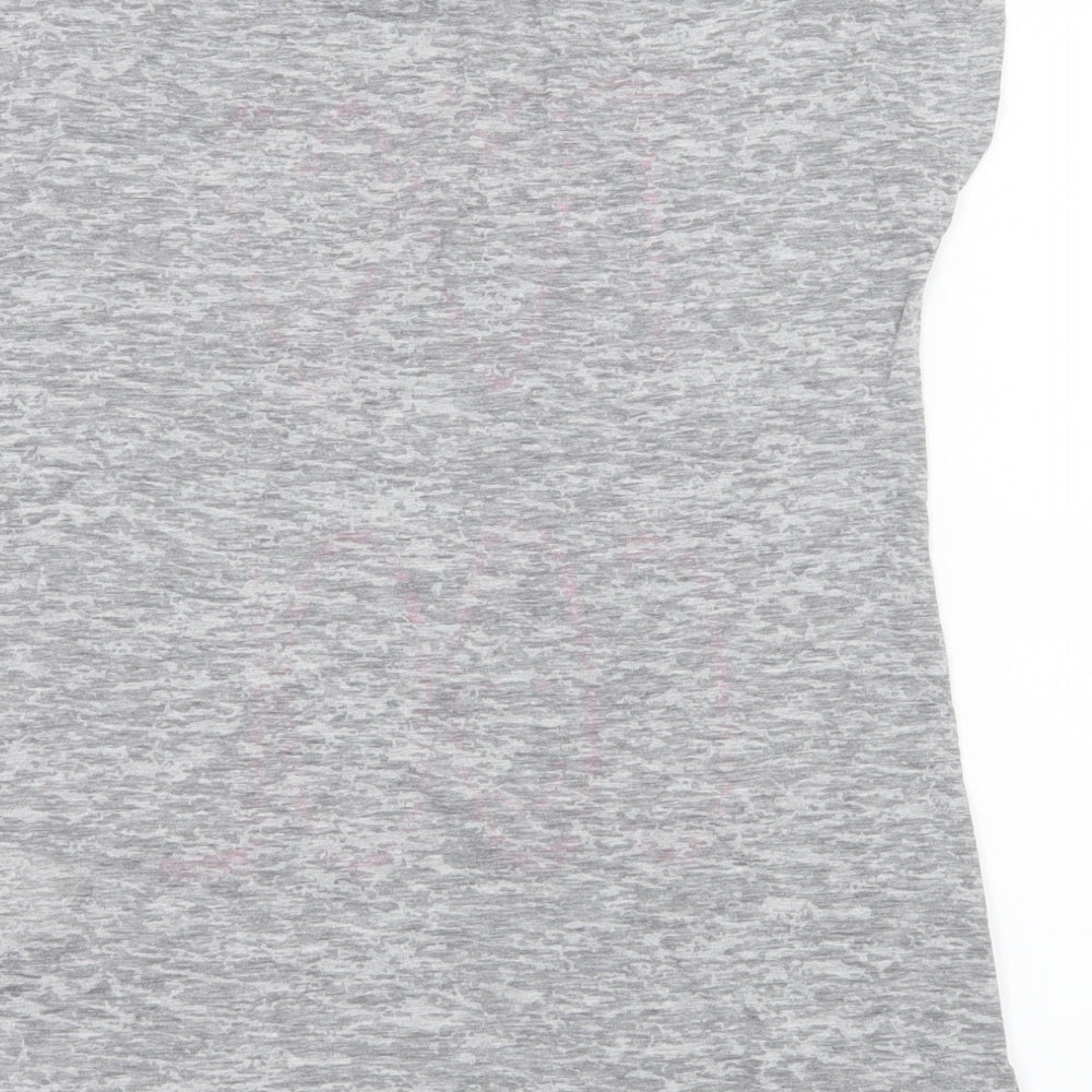 Marks and Spencer Girls Grey Jersey Basic T-Shirt Size 11-12 Years - Too cool