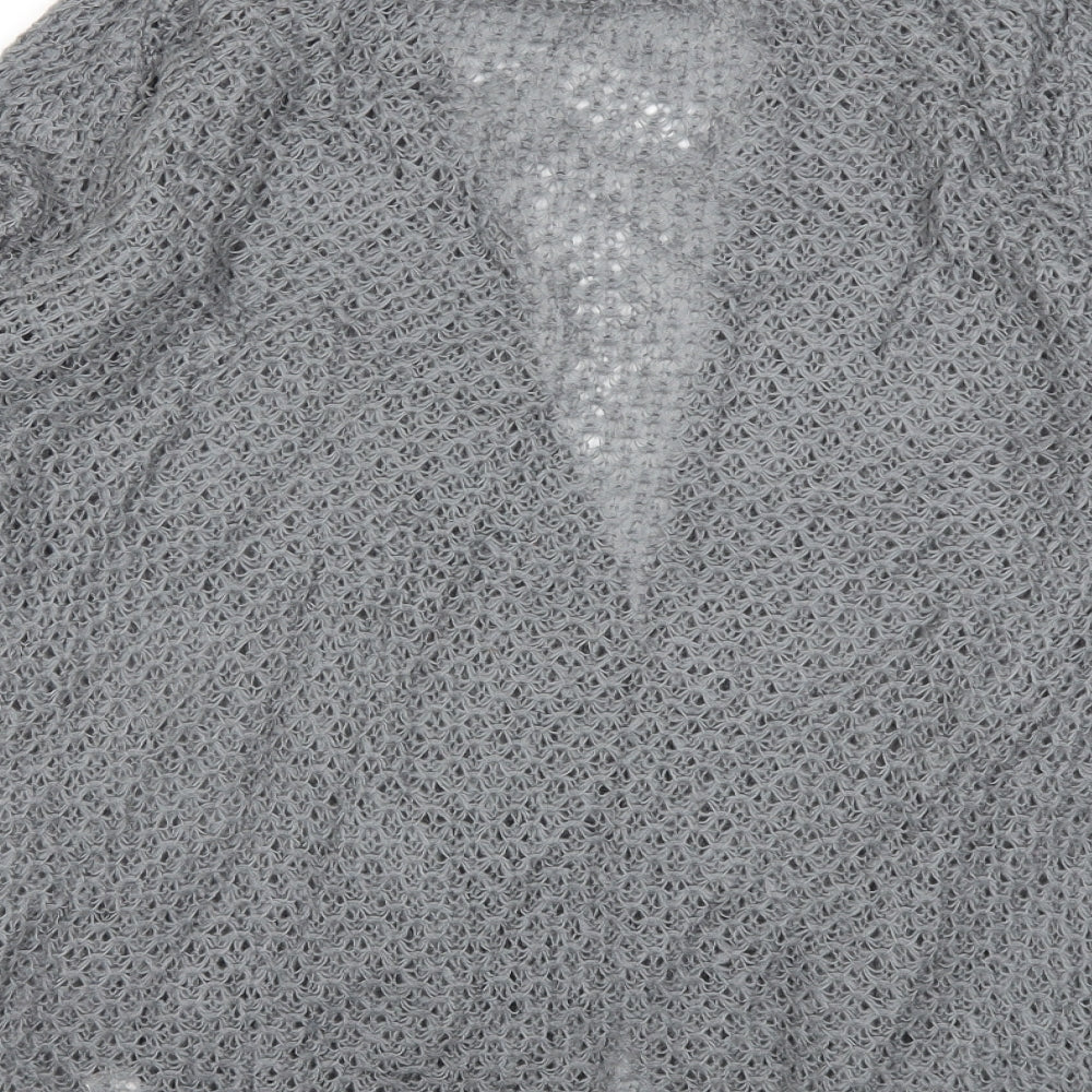 Atmosphere Womens Grey Knit Cardigan Jumper Size 14