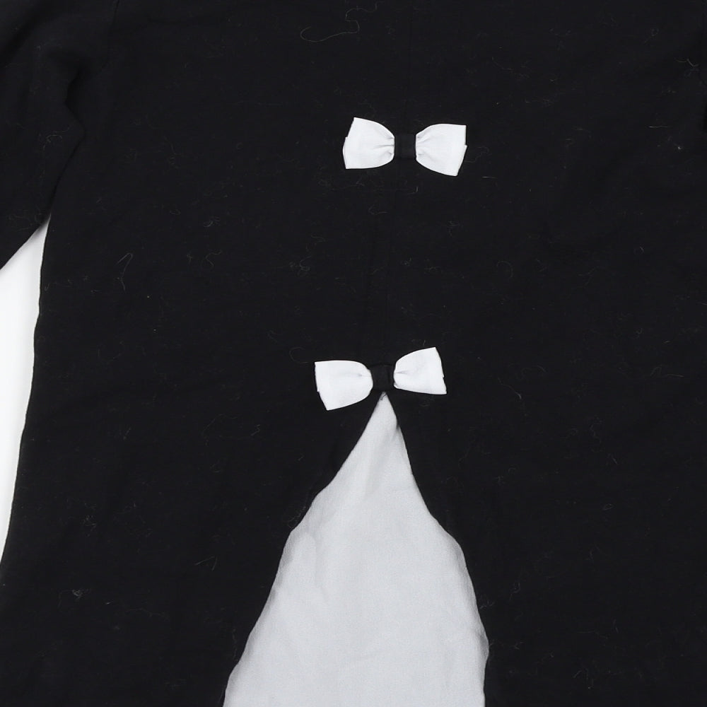 A Dee Womens Black Basic T-Shirt Size 12 - Handbag