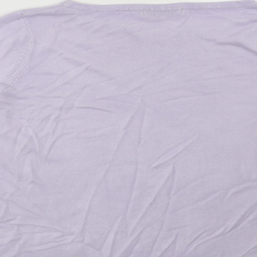 George Womens Purple Pullover Jumper Size 16