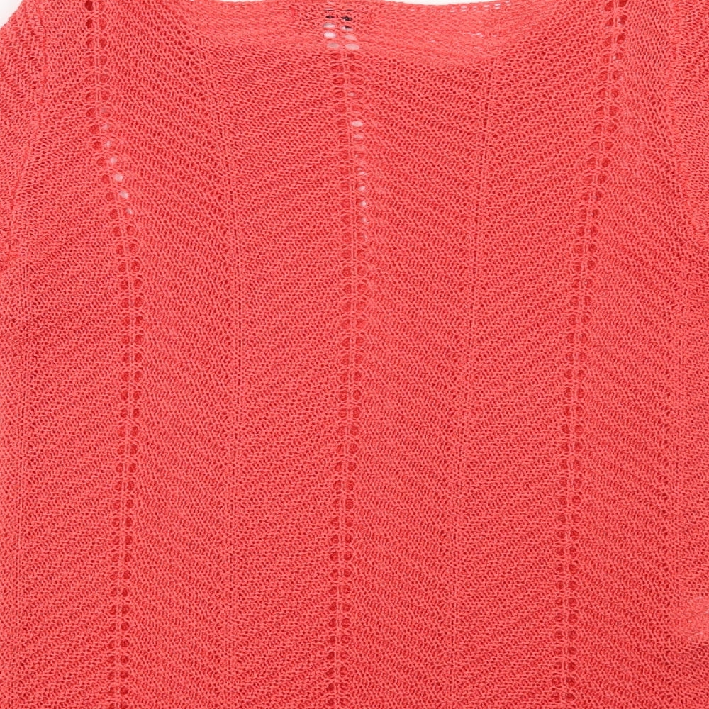 Preworn Womens Pink Pullover Jumper Size S