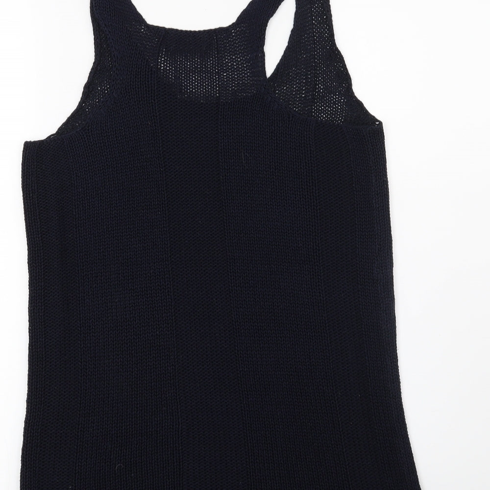 F&F Womens Blue Vest Jumper Size 12