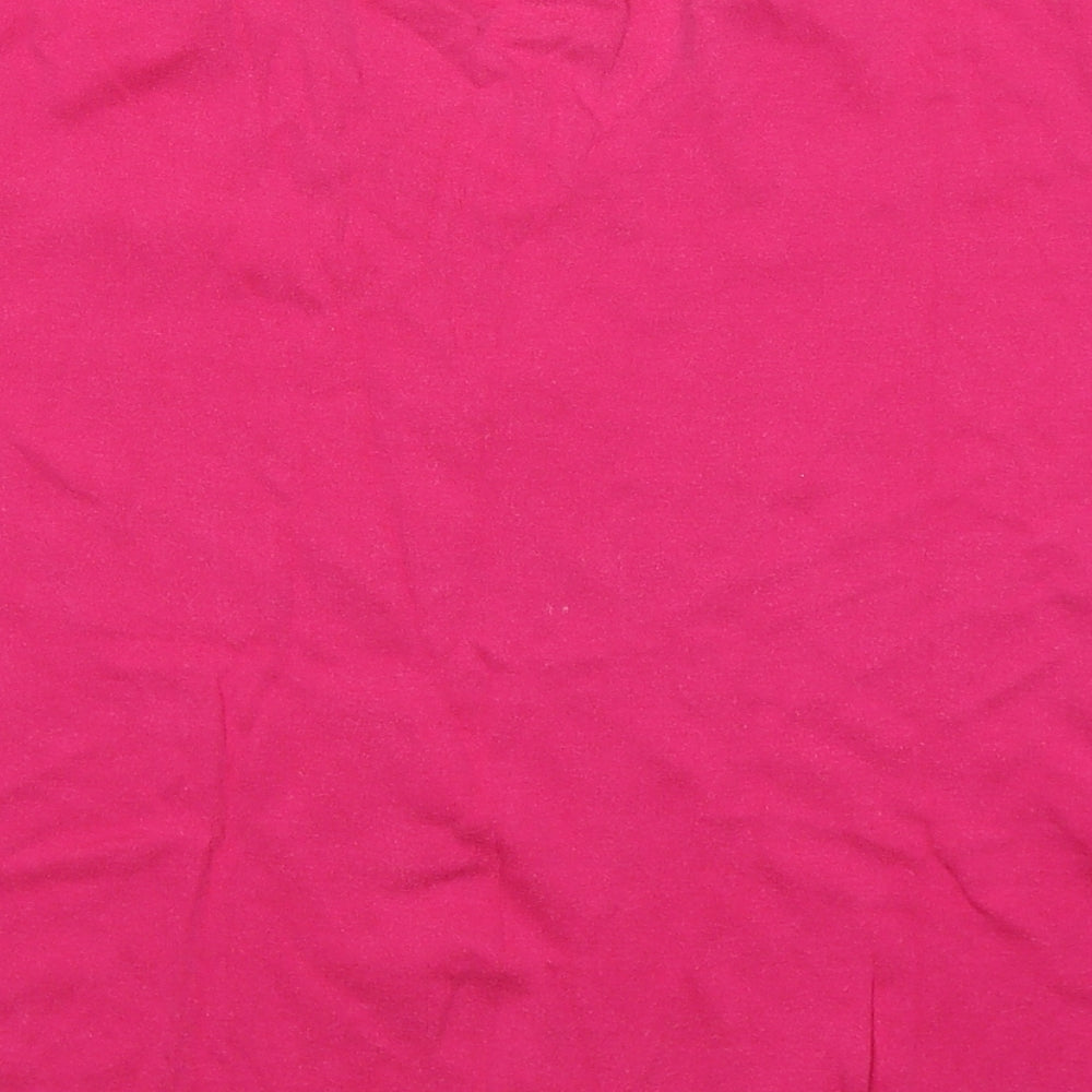 EWM Womens Pink Basic T-Shirt Size 18