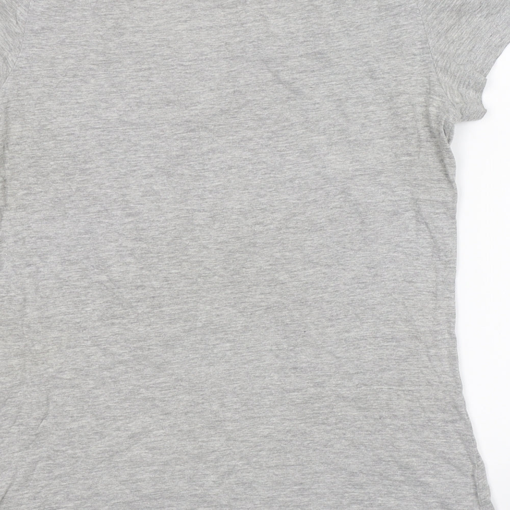 Blend Womens Grey Basic T-Shirt Size L