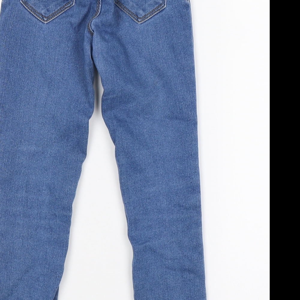 Denim Co Girls Blue Denim Skinny Jeans Size 5-6 Years