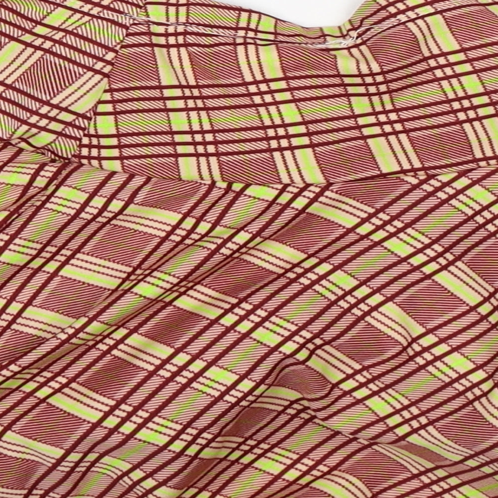 California Costume Collections Girls Multicoloured Check Flare Skirt Size 12-13 Years