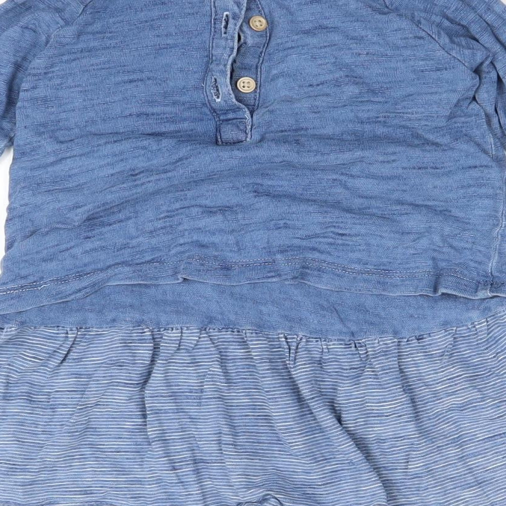 NEXT Girls Blue T-Shirt Dress Size 9-12 Months