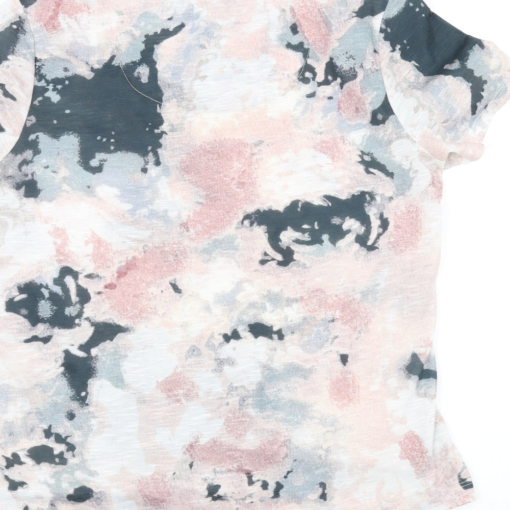 Viz a Viz Womens Pink Basic T-Shirt Size S