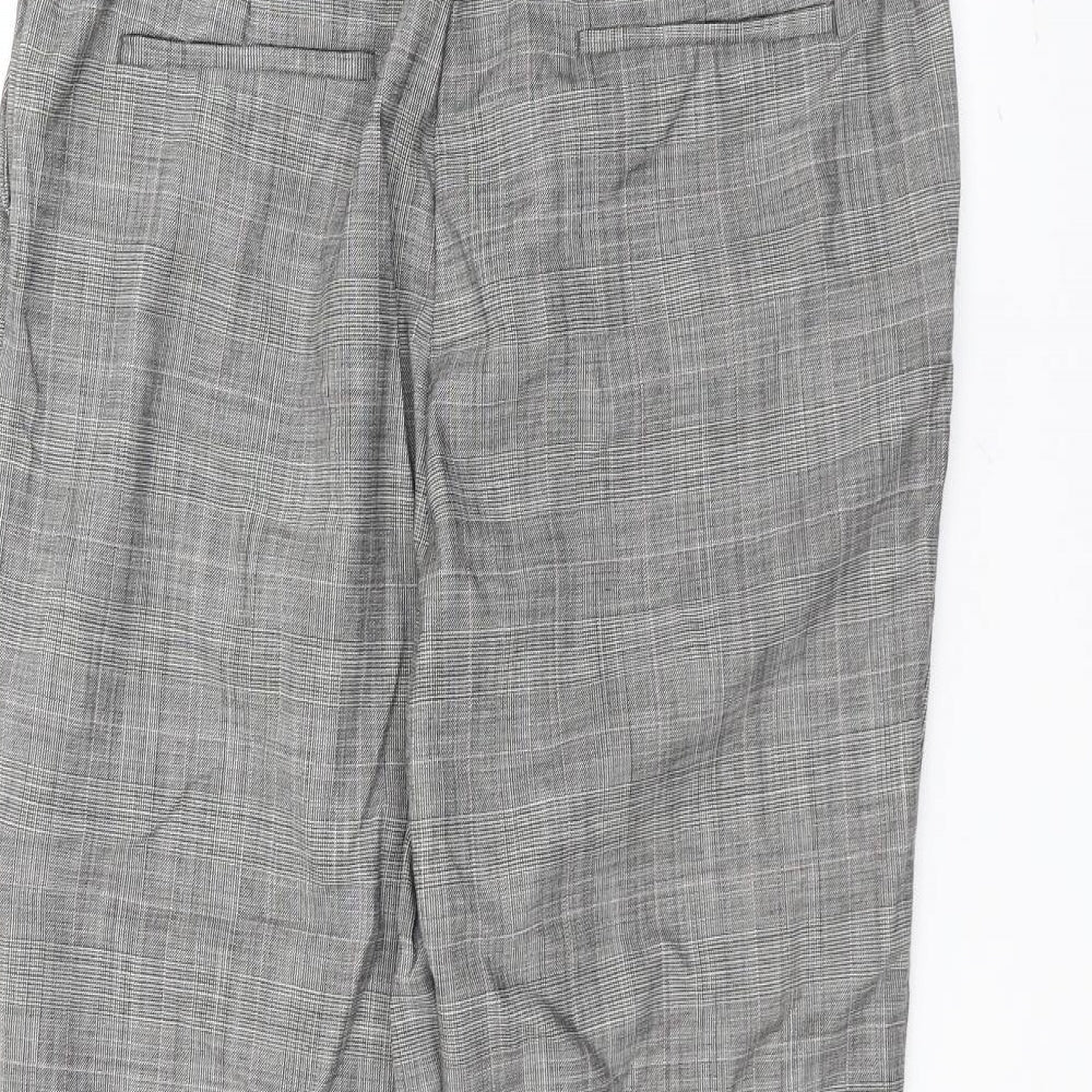 H&M Womens White Trousers Size 14 L24 in