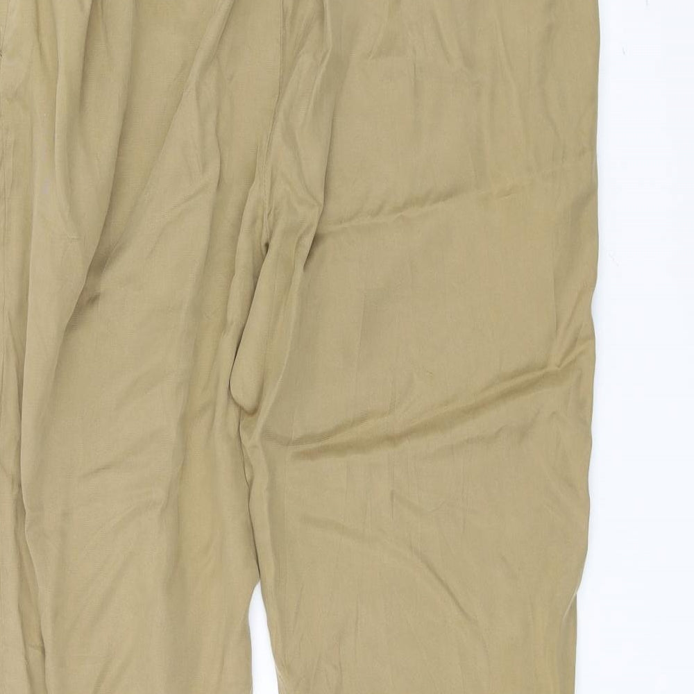 Cortefiel Mens Brown Trousers Size L L26 in