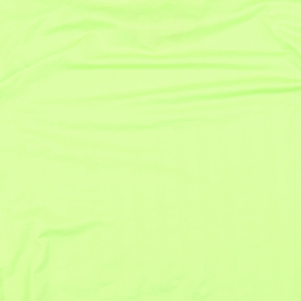 Athletic Sports Mens Yellow Polo Size M