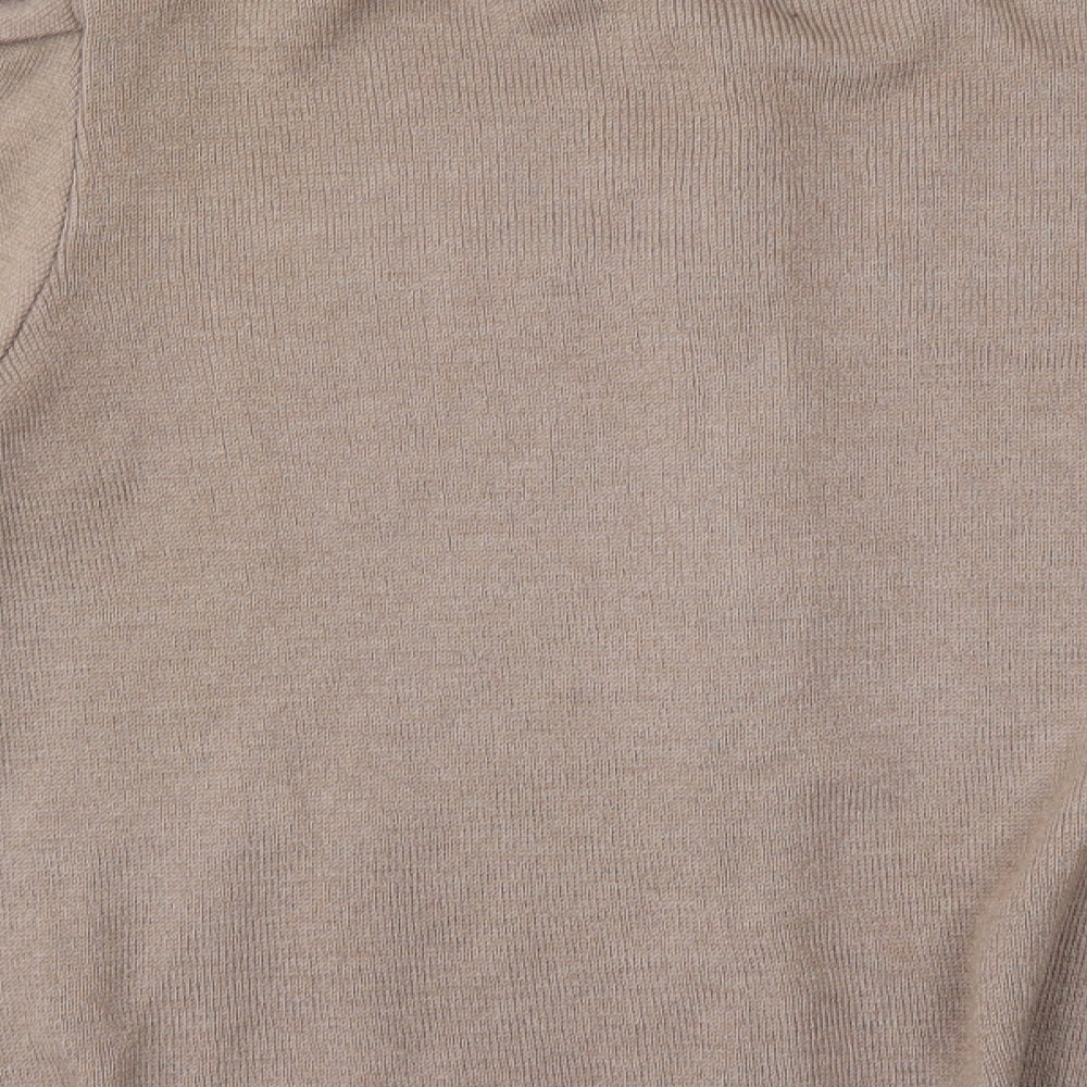 Preworn Womens Brown Cardigan Jumper Size 12
